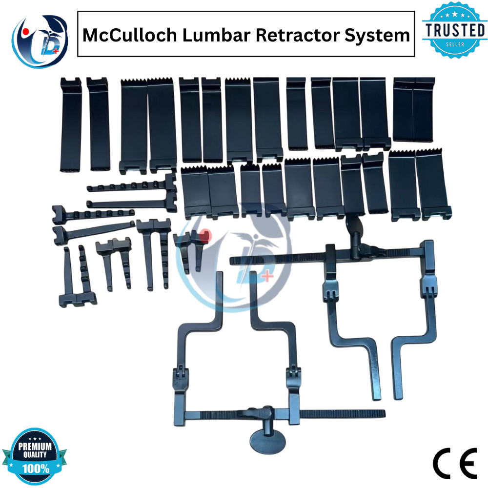 McCulloch Lumbar Retractor System Orthopedic Spine Instruments Set A+