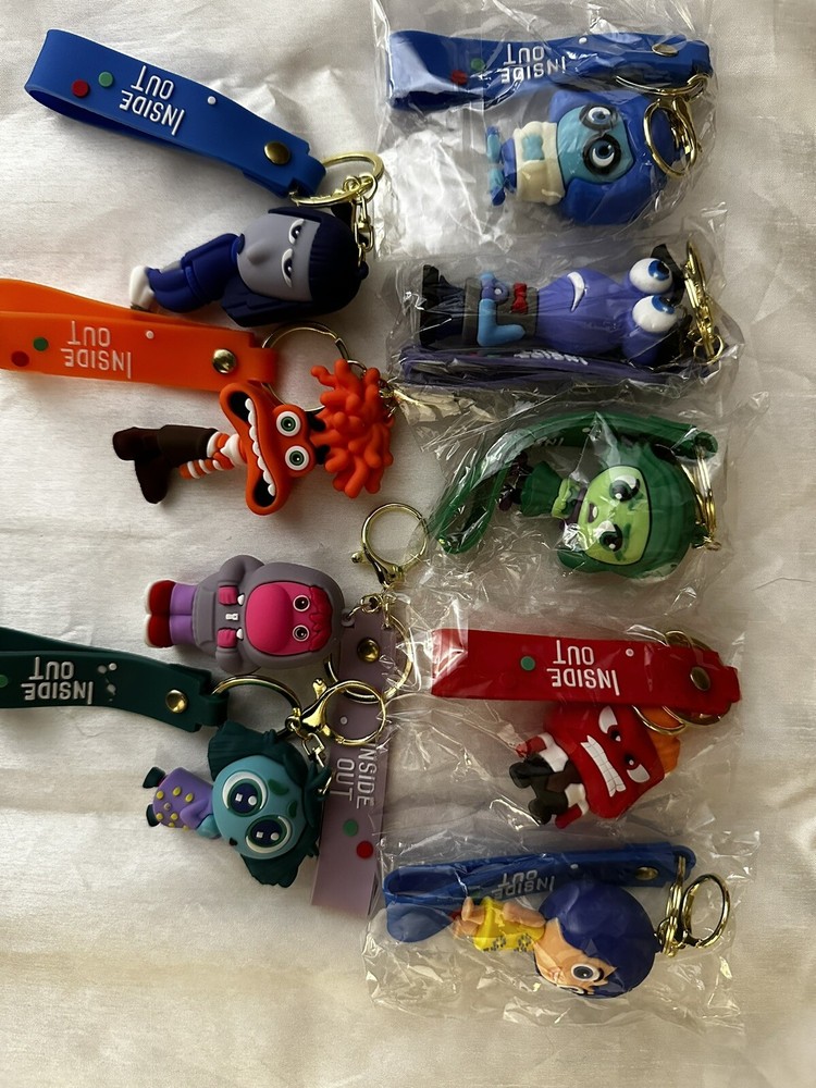 1 Piece Silicone Keychain. Various Assortments. Please Read Description.