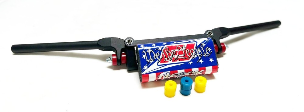 Fasst Flexx 15 Quad Low Handlebars Bars USA Rox 2" Riser Grips Banshee Blaster