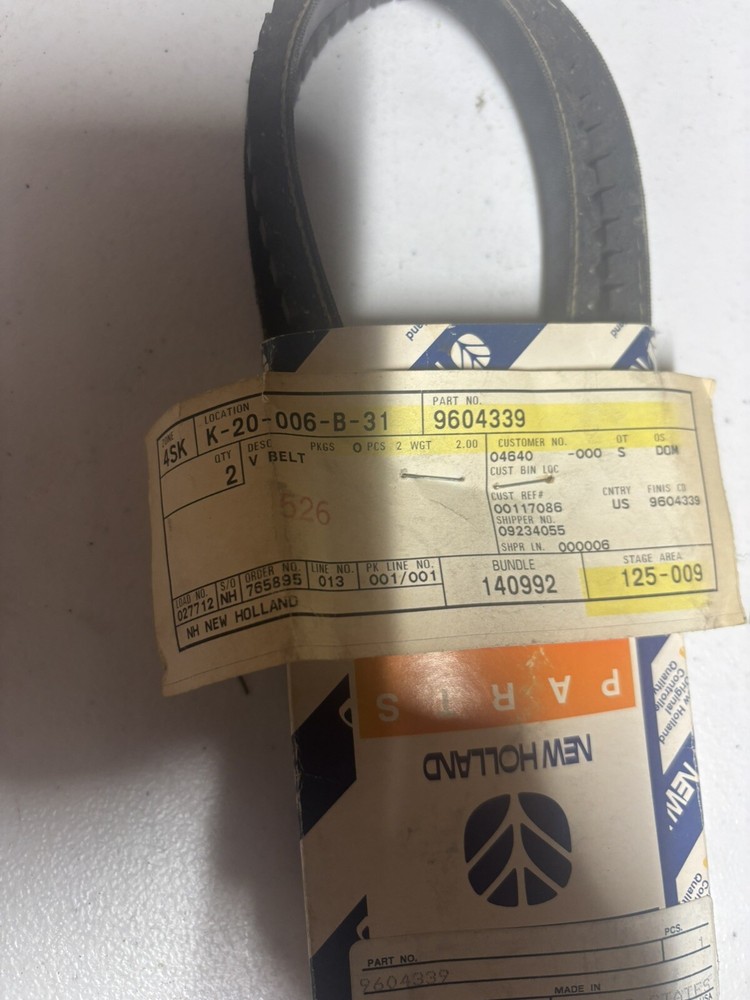 9604339 New Holland Belt