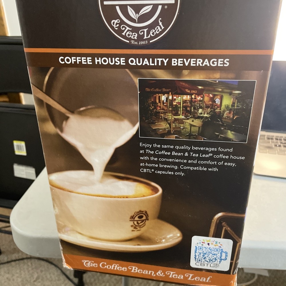 The Coffee Bean And Tea Leaf Single Serve Beverage Machine. New