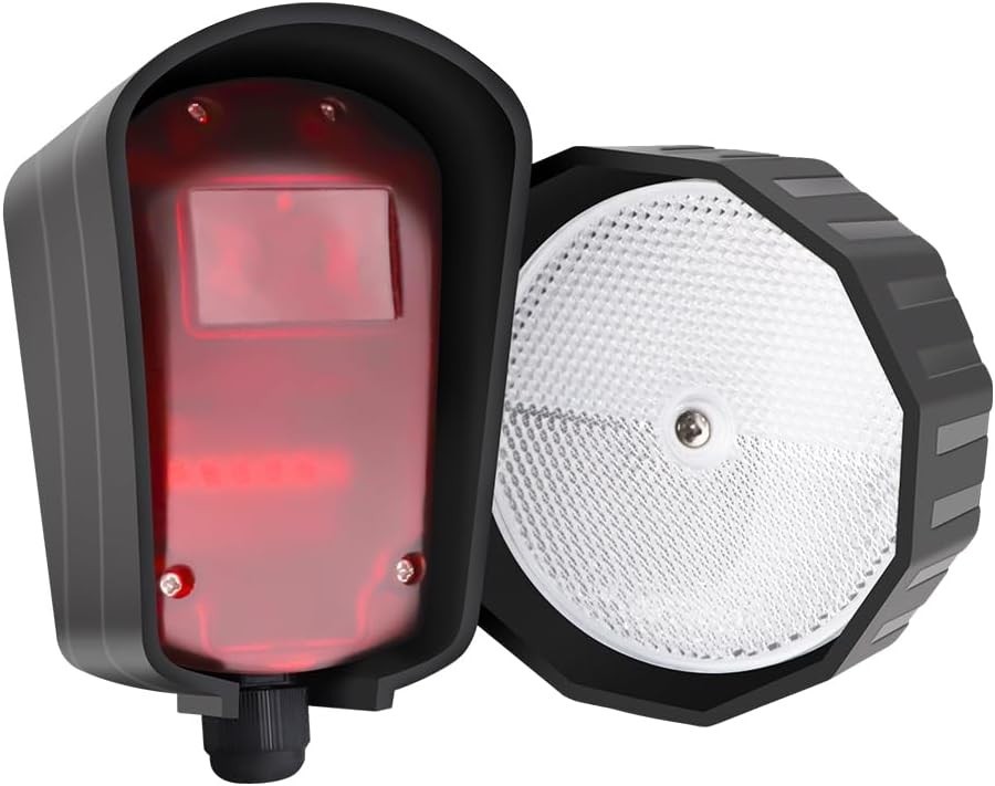 Reliable Safety Reflection Sensor for Automatic Gates and Security Alarm Systems