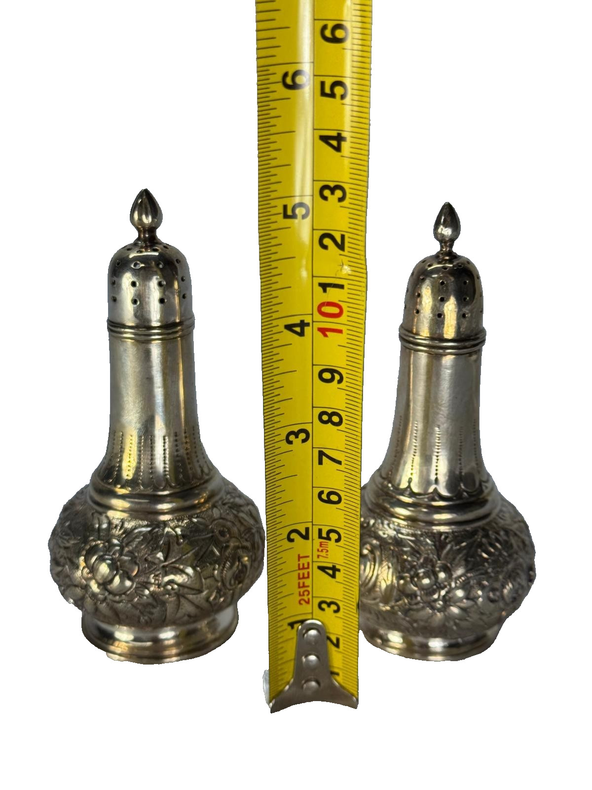 Tiffany & Co. Repousse Salt & Pepper Shakers #7043