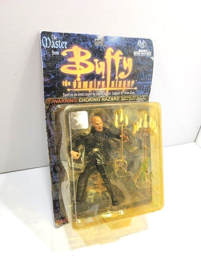 Buffy the Vampire Slayer ~ THE MASTER ~ Moore Action Figure ~ Damaged Package
