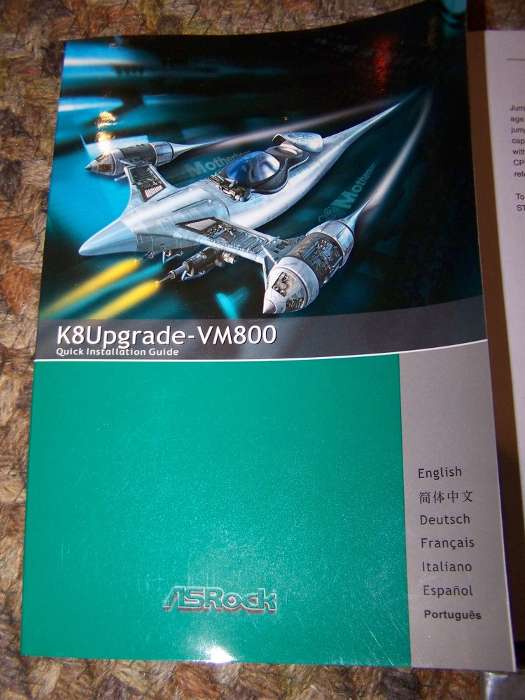 ASRock K8Upgrade-VM800 Quick Install Guide, Support CD, Jumper Tool, Documents