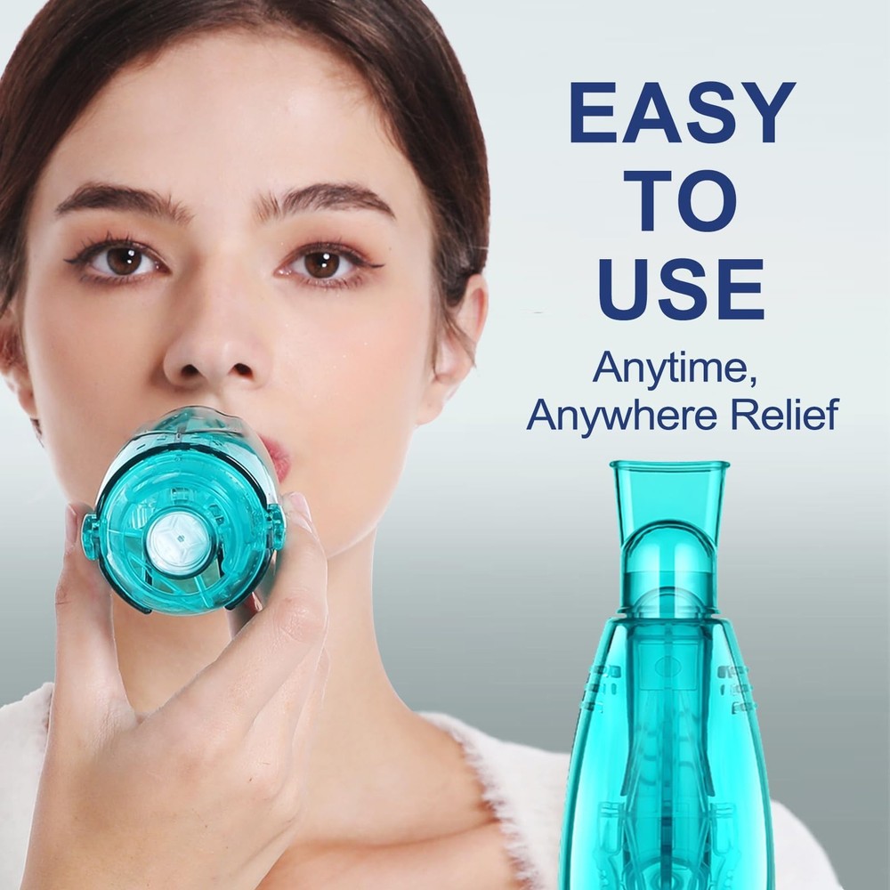 Flutter Valve, Breathing Exercise Device, Breathing Trainer Strong Exhale