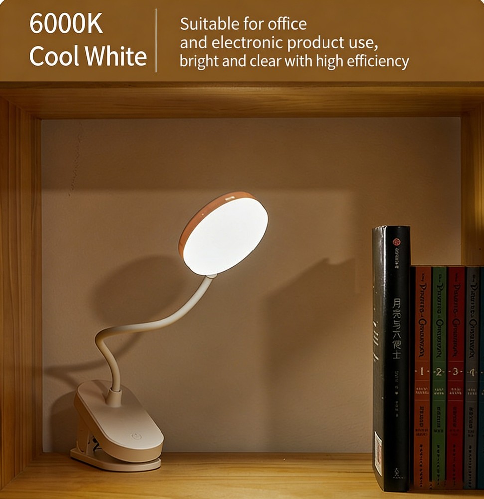 Dimmable LED Desk Light Touch Sensor Table Bedside Reading Lamp USB Rechargeable