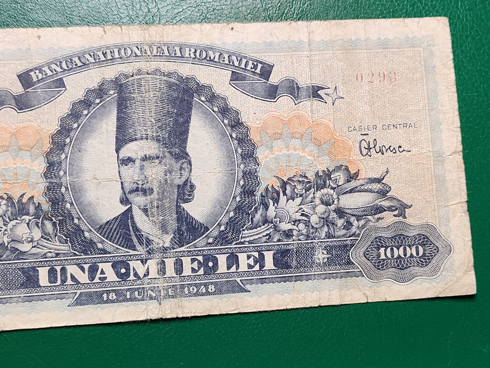 ROMANIA - 1000 LEI 1948 - BANKNOTES