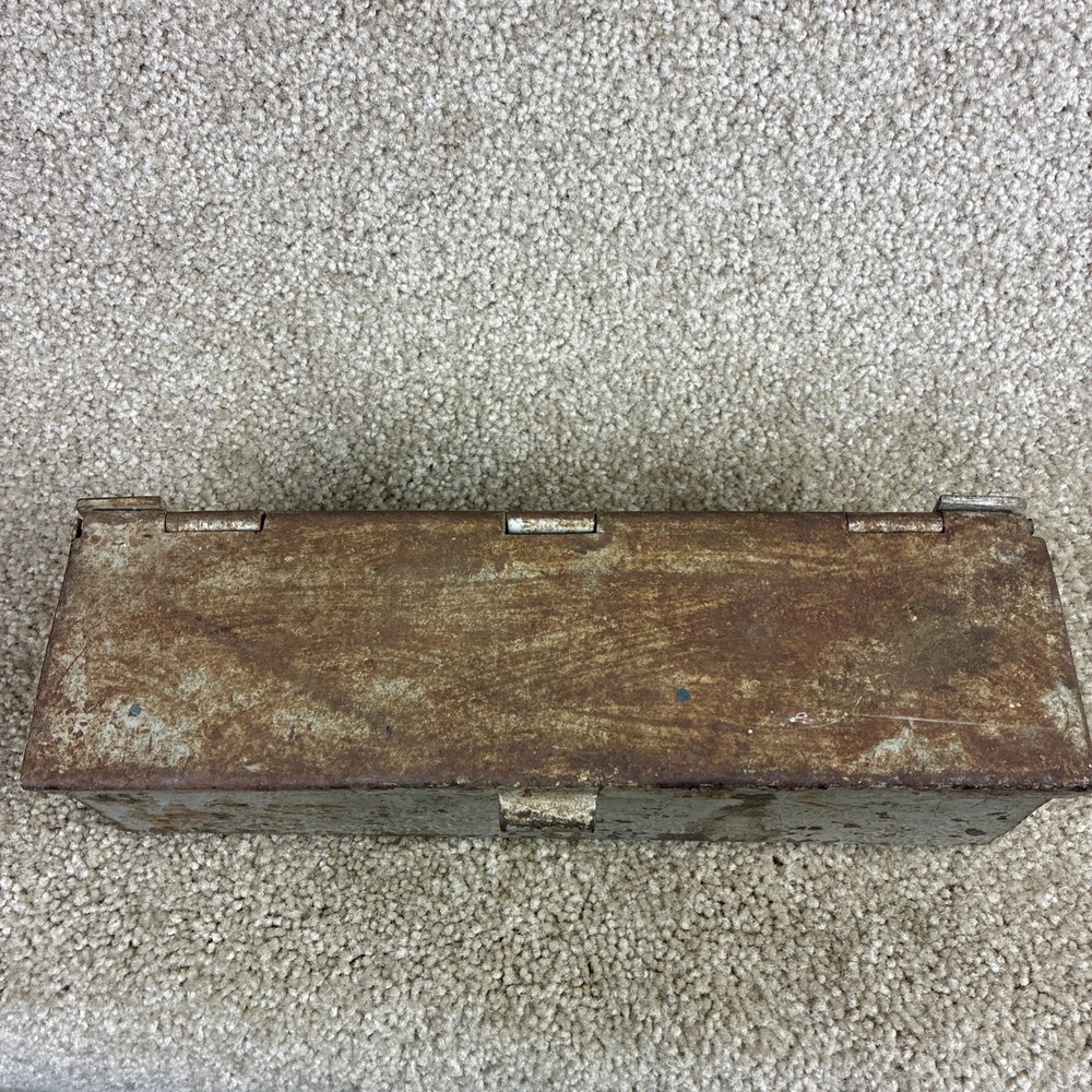 Vintage Heavy Duty Small Tool Box Tractor Mounted ?