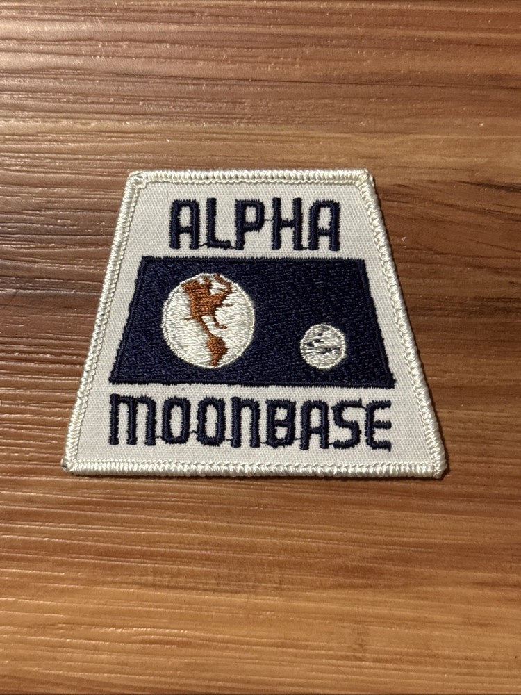 Space:1999  Alpha Moonbase-Old Version Large  4" Uniform Patch-  USA Mailed