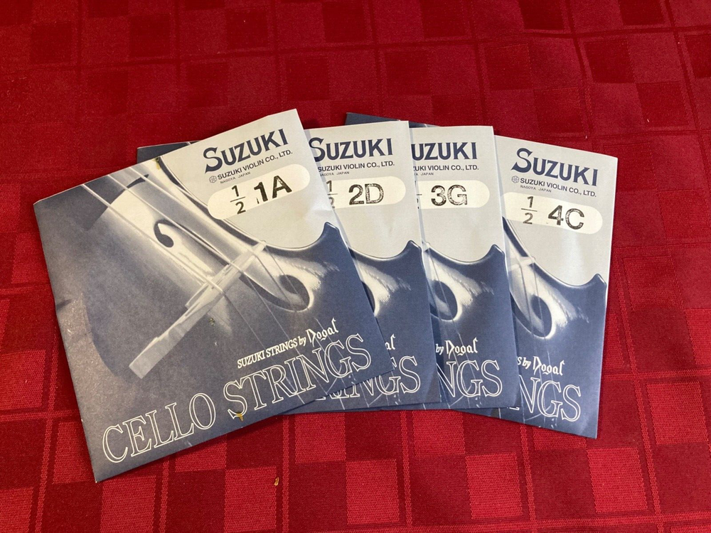 SUZUKI by DOGAL 1/2 Cello String Set