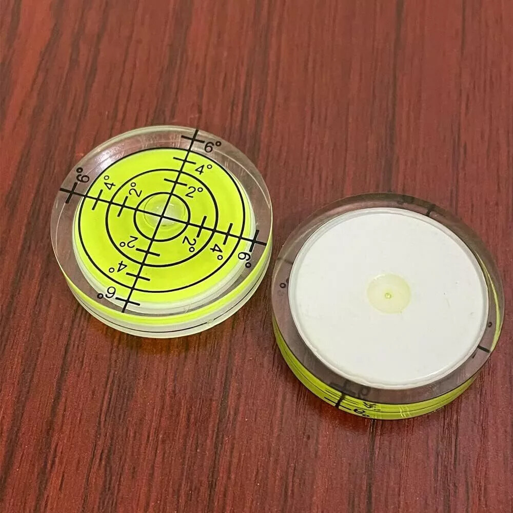 Lot Precision Circular Mini Spirit Level Set Meter Bubble Horizontal Ruler Tool