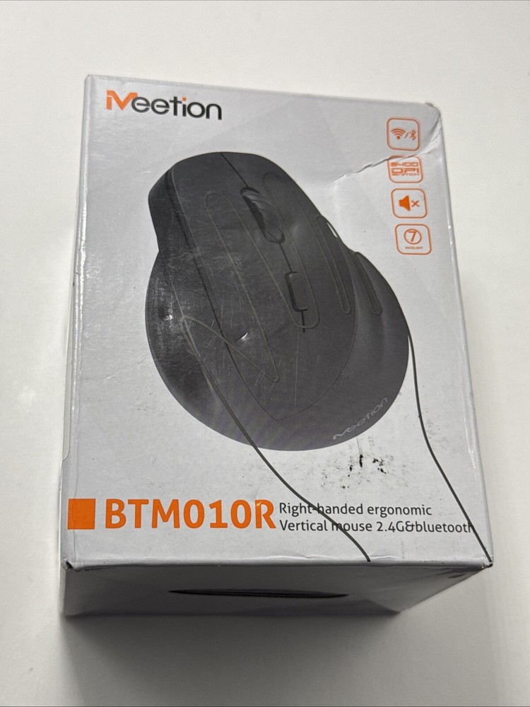 MEETION Ergonomic Vertical Mouse, Wireless Vertical Mouse. Bluetooth