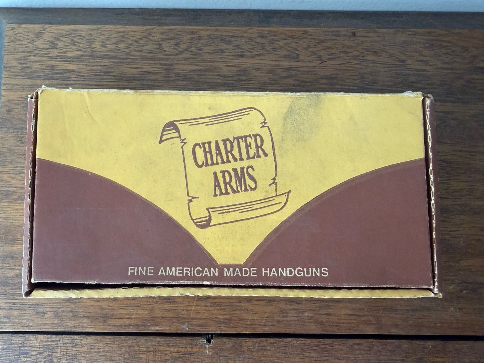 Vintage Charter Arms Empty Cardboard Box Only Display Box