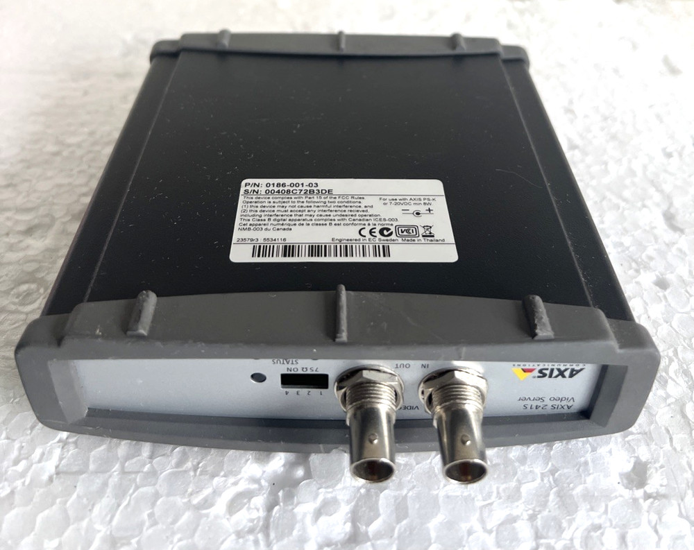 Axis 241S Video Server 0186-001-03