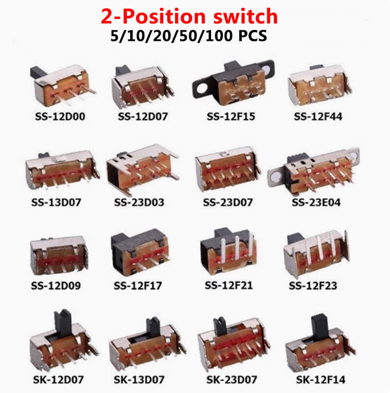 Mini Toggle switch 2-Position On-OFF Miniature Model Railway Slide Switch SS/SK