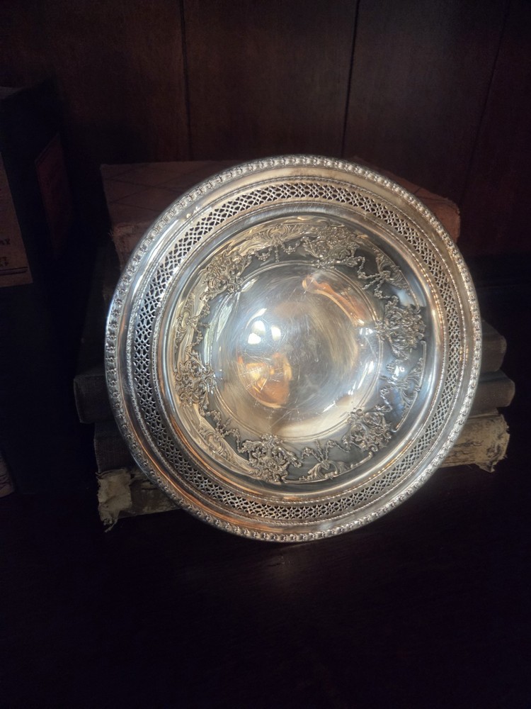 Vintage Candy Dish 7½ Inch Silverplate