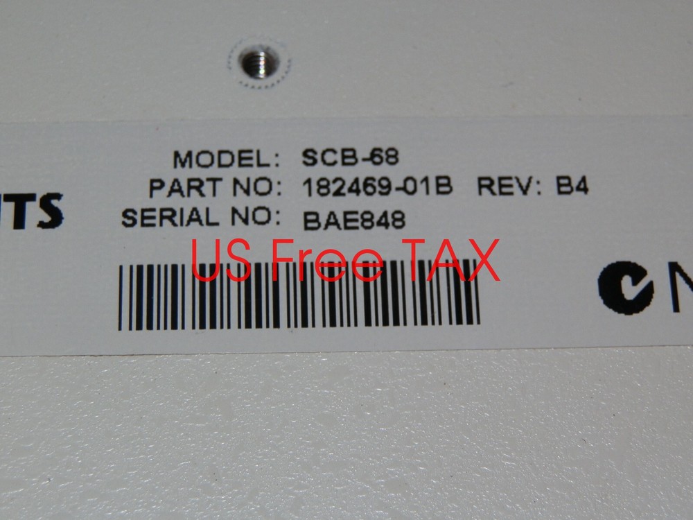 NATIONAL INSTRUMENTS SCB-68 1