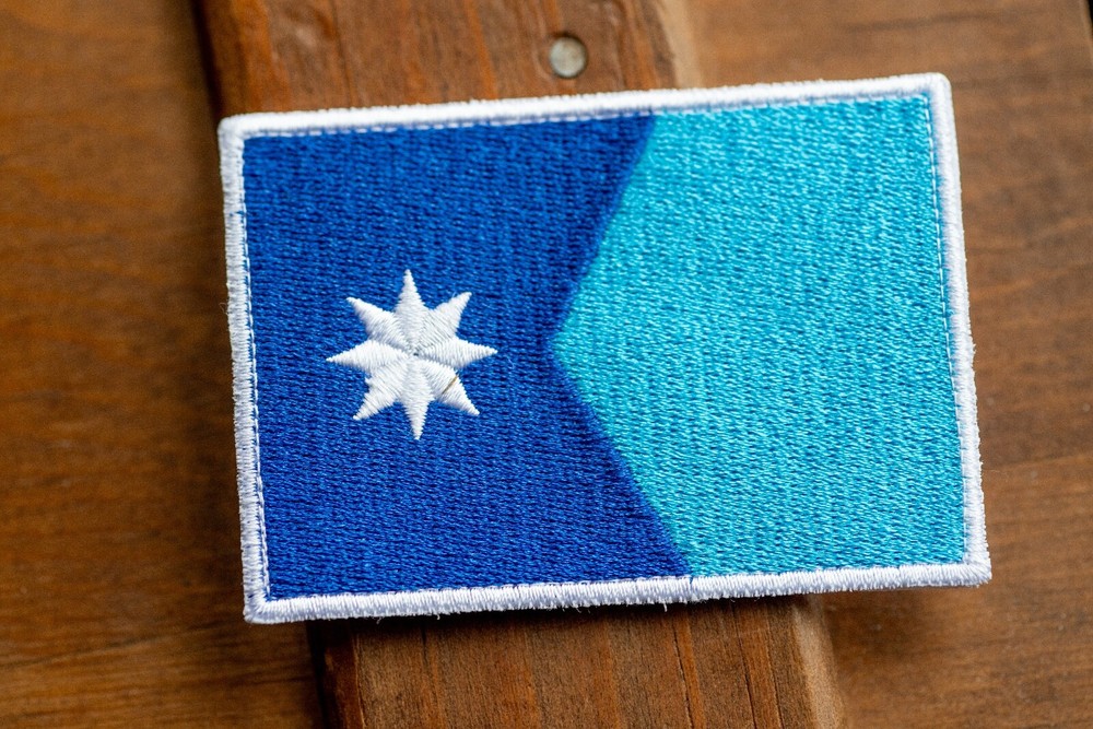 New (2023) Minnesota Flag! 2"x3" Morale Patch with Hook & Loop