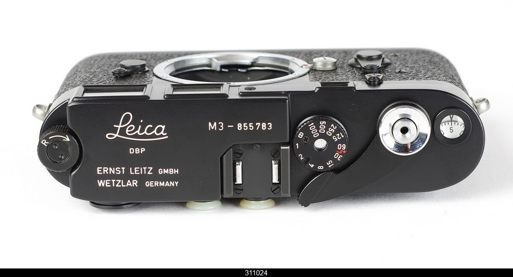 Leica M3 Black Paint Repaint Double Stroke Mint
