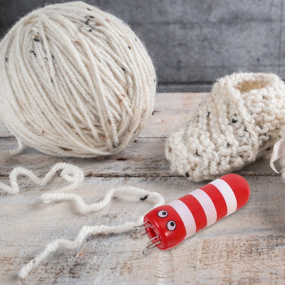 3 Pcs Knitting Spool French Knitter Bee Shape Beginner Yarn Tool