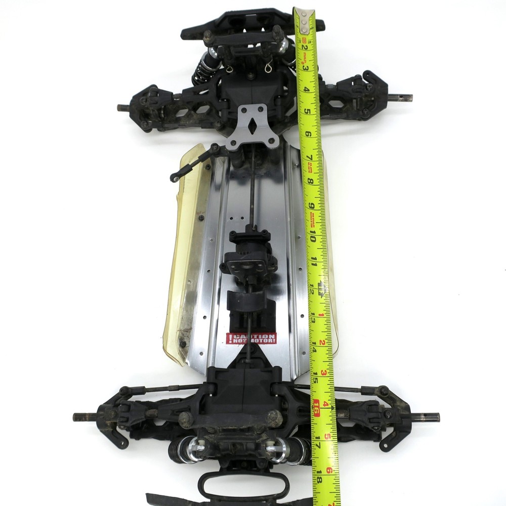 Unknown Unbranded RC Buggy Slider Roller Rolling Chassis Used Tekno? Redcat??