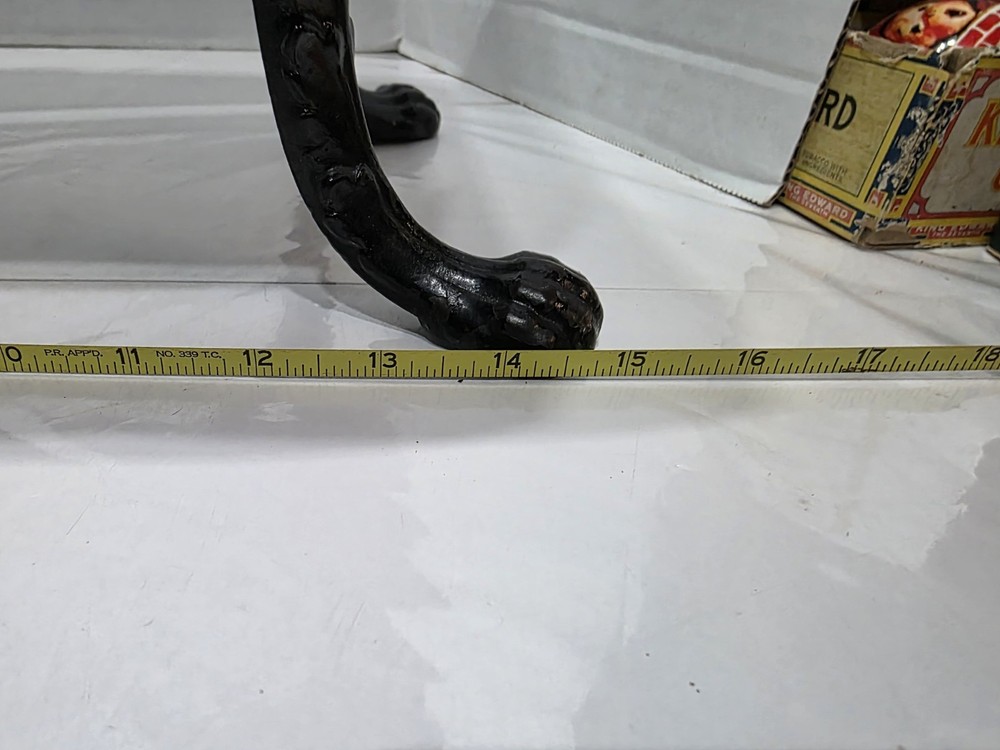 Vintage Cast Iron Claw Foot Foot Stool