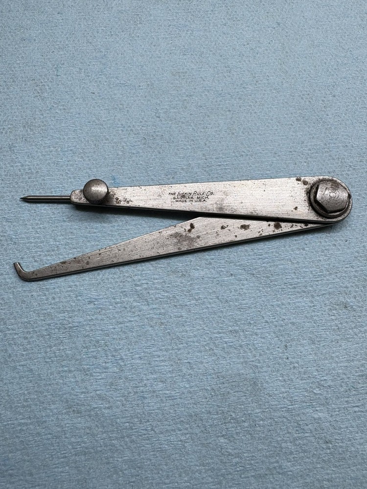 LUFKIN Hermaphrodite Caliper Compass Divider Firm Joint Classic Style Tool 4”