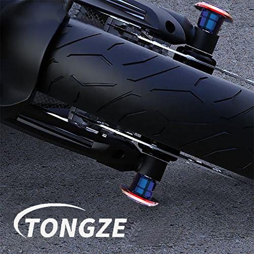 Motorcycle Frame Slider: Scooter Frame Sliders for Front Fork CNC Blue-Black