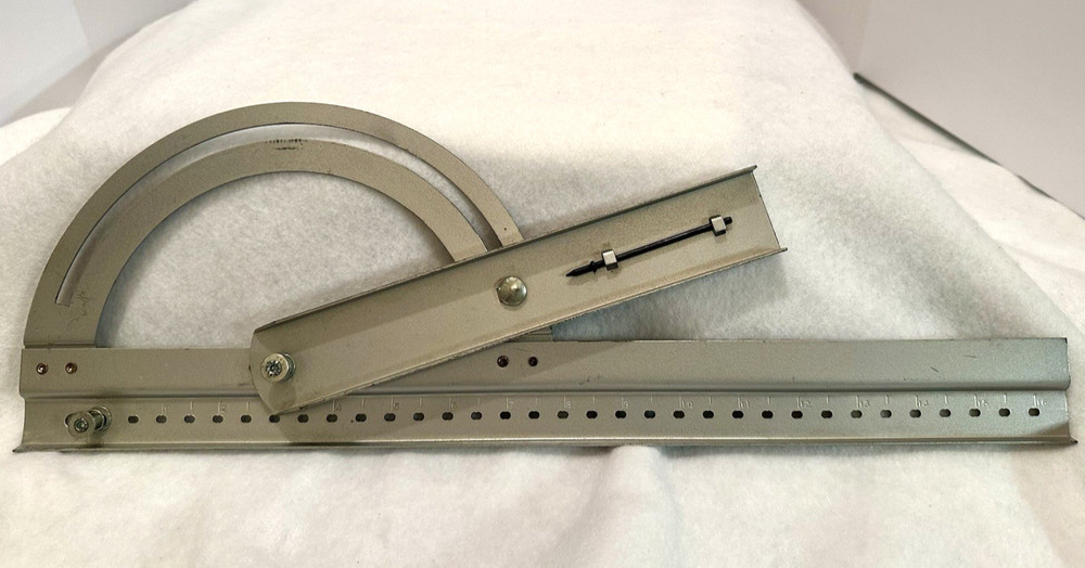 Tool Shop Metal Protractor