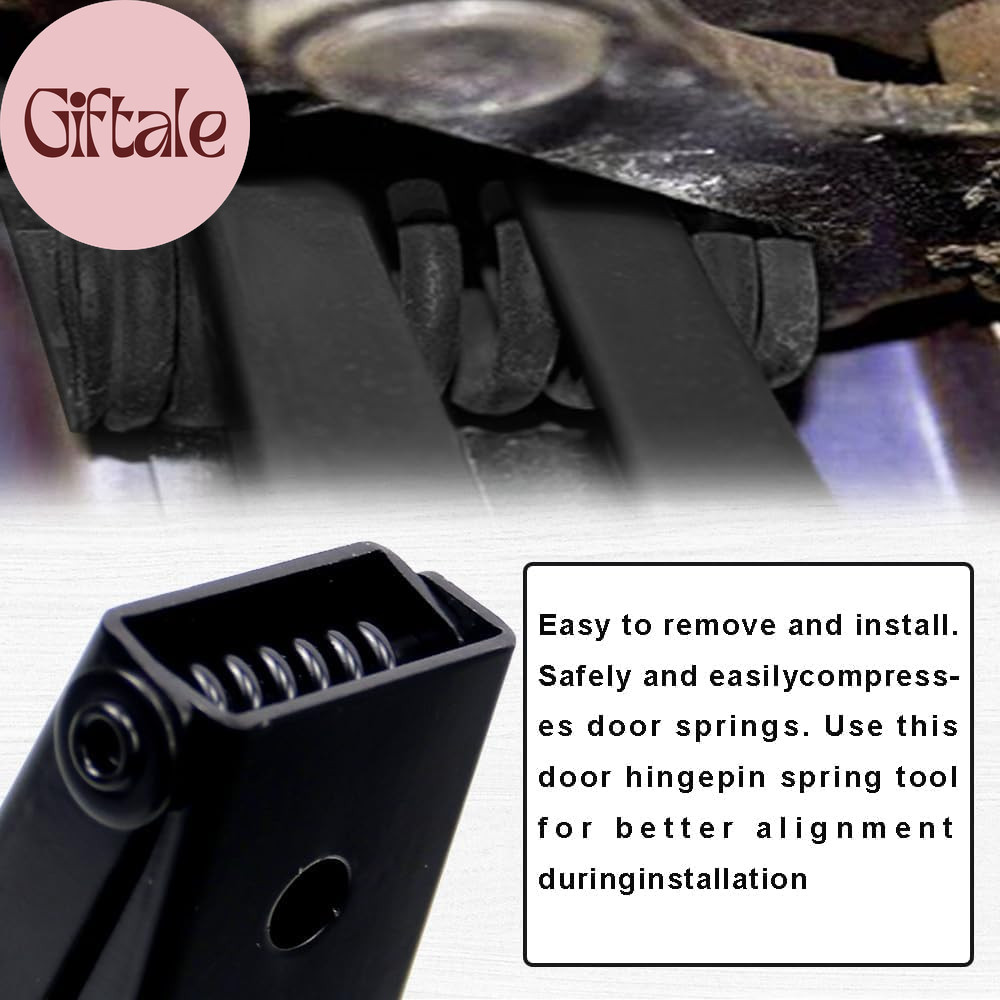 Complete Door Hinge Repair Kit for Chevy GMC - Includes Pin, Bushing, Spring, an