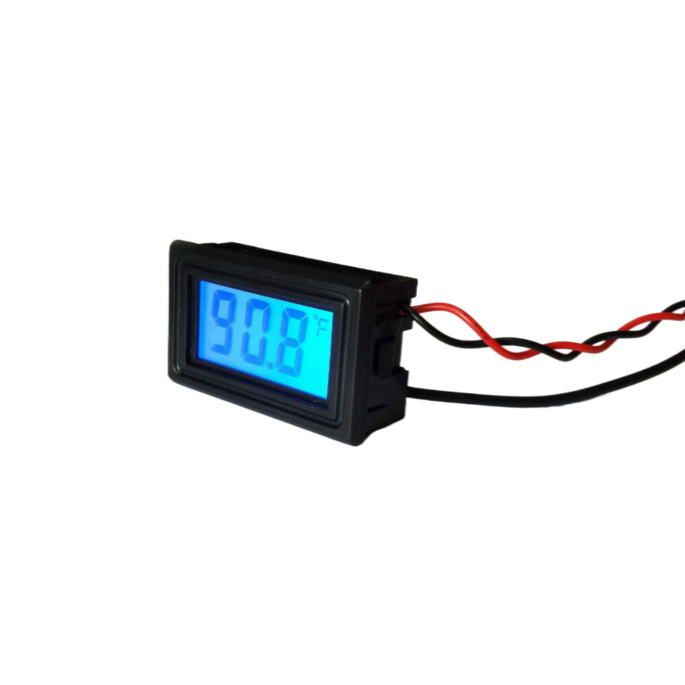 Thermometer Celsius Degree LED Display Digital Temperature Meter Gauge C/F PC
