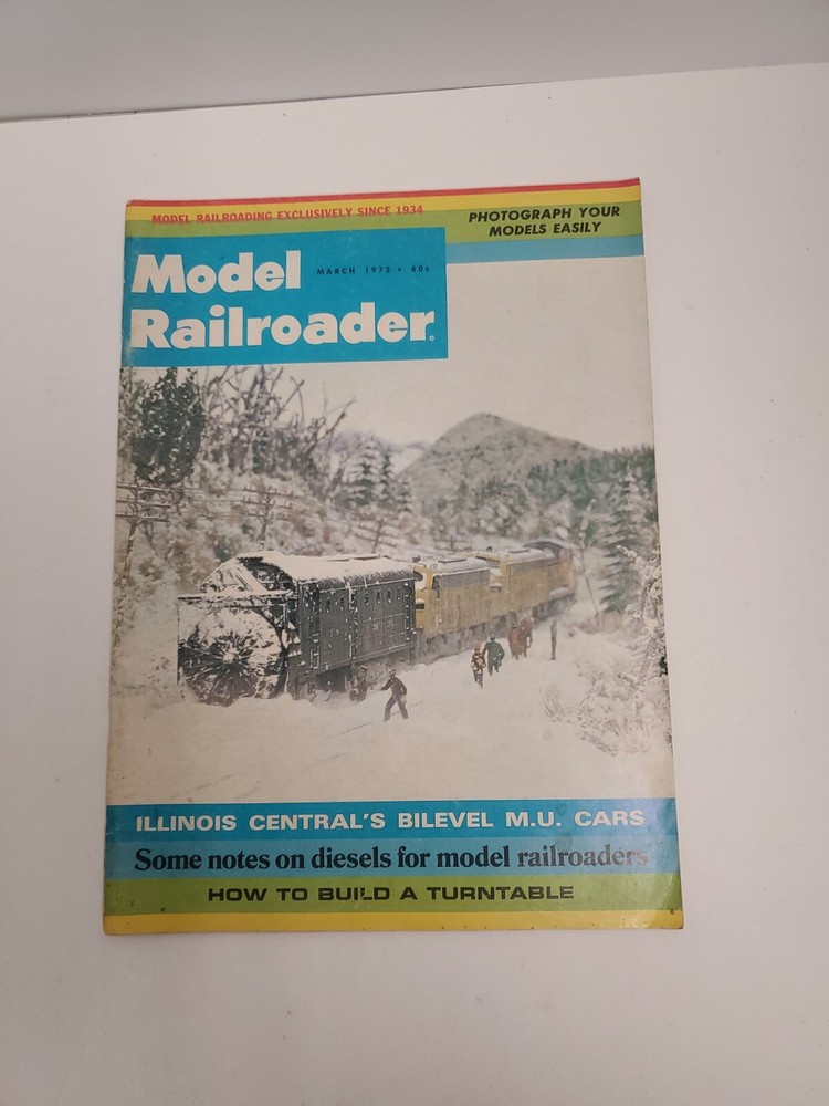 Model Railroader Magazine March 1972