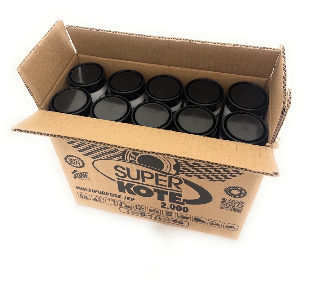 Superkote 2000 White Lithium Complex Grease EP 14 oz Cartridges 10 Pack