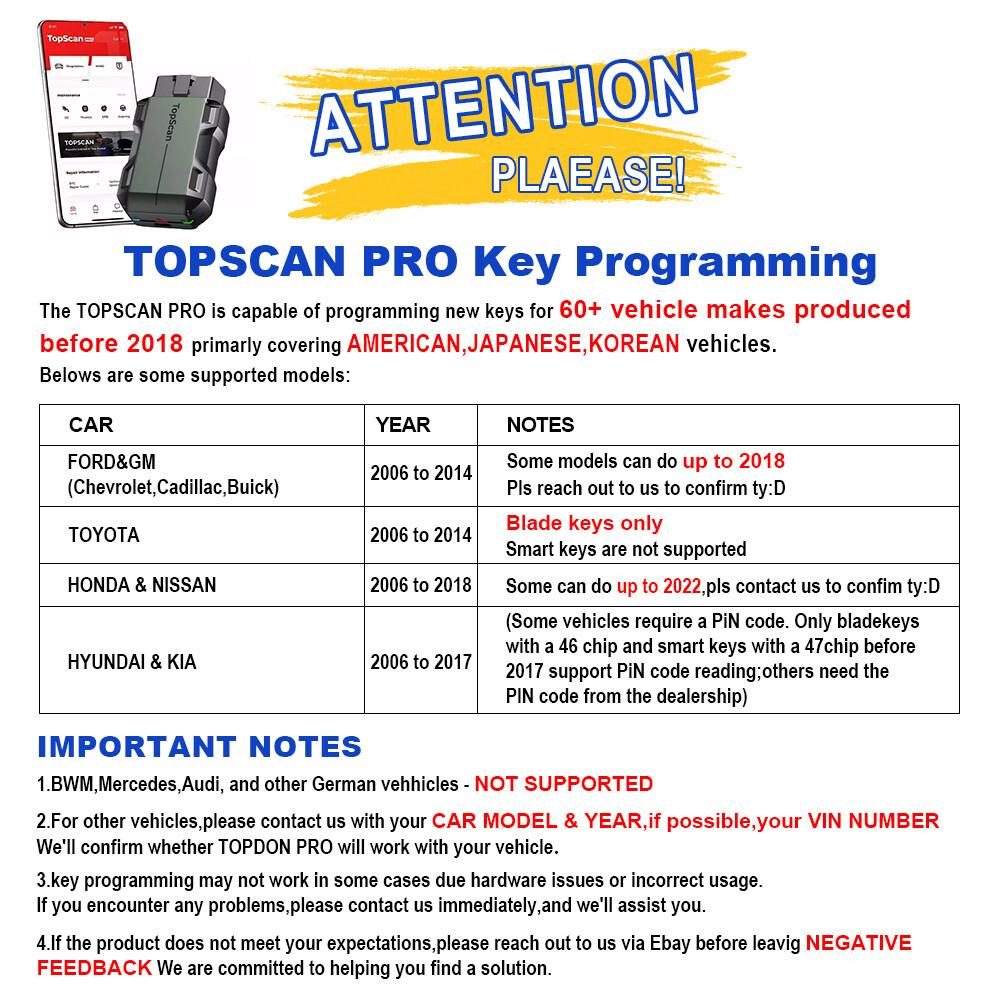 2025 TOPDON Topscan PRO Key Programming Immobilizer Diagnostic Scanner Wireless