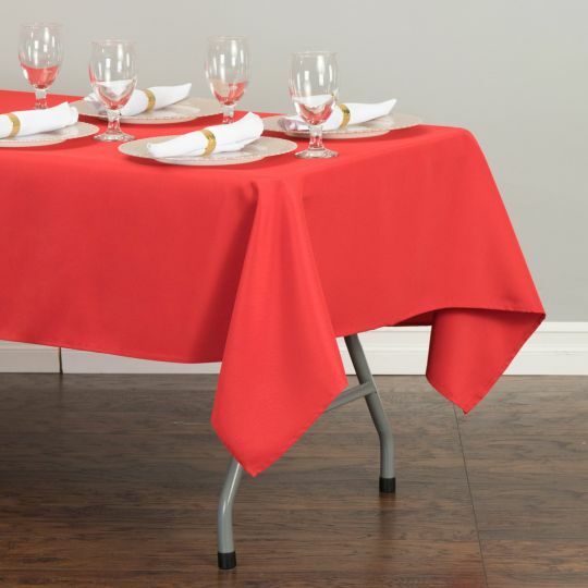 LinenTablecloth 60 x 102 in Rectangular Polyester Tablecloth Wedding Event Party