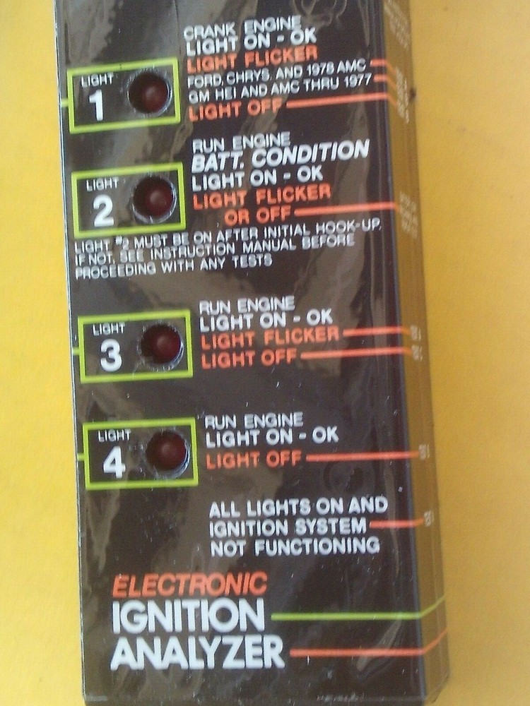 KAL Electronic Ignition Analyzer #2722 Engineered For Excellence #1