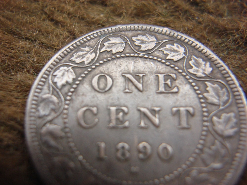 1890 - CANADA ONE CENT PC. - NICE QUEEN VICTORIA SERIES COPPER