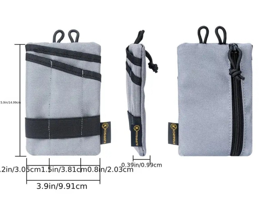 EDC Pocket Organizer Pouch Gray