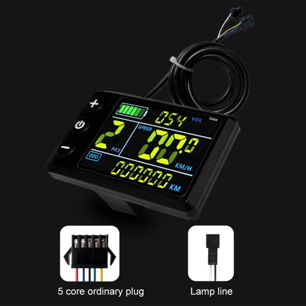 eBike Upgrade Conversion Kit with S866 Display and Efficient Brushless Control