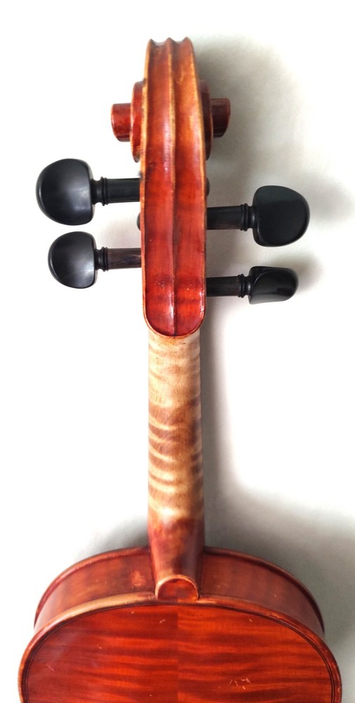 Advanced Level 4/4 Fiddle, Exceptional Tone & Sensitivity, Handmade, Ebony/Cedar