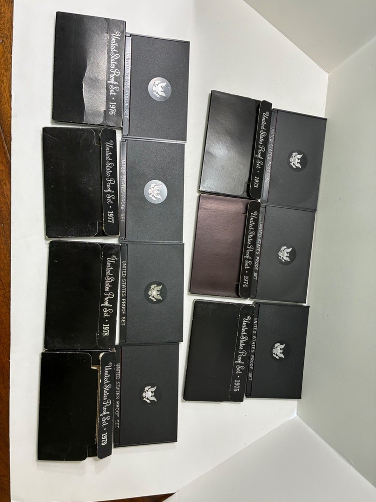 1973-1979 US Mint Proof Sets in OGP
