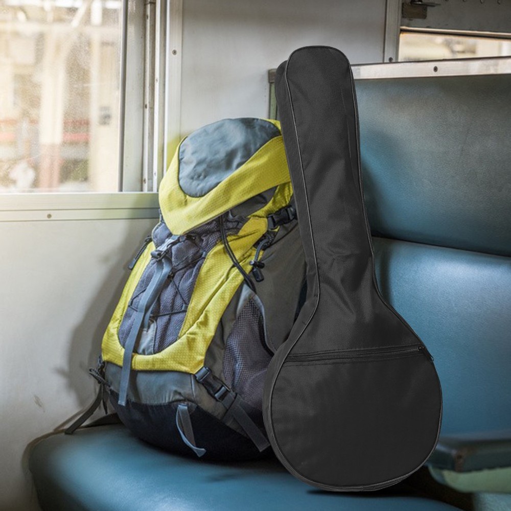 Mandolin Backpack Soft Strap Bag Guitar Pouch with Pockets Case for