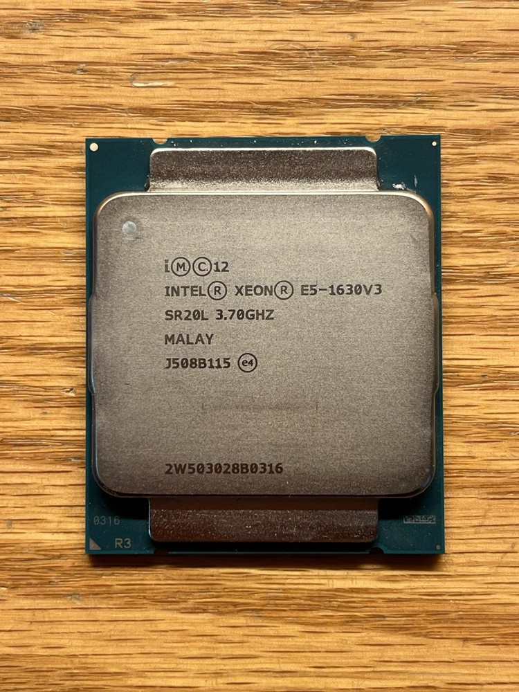 Intel Xeon E5-1630 V3 3.70GHz Quad-Core CPU Processor | LGA2011-3 | SR20L | Hasw