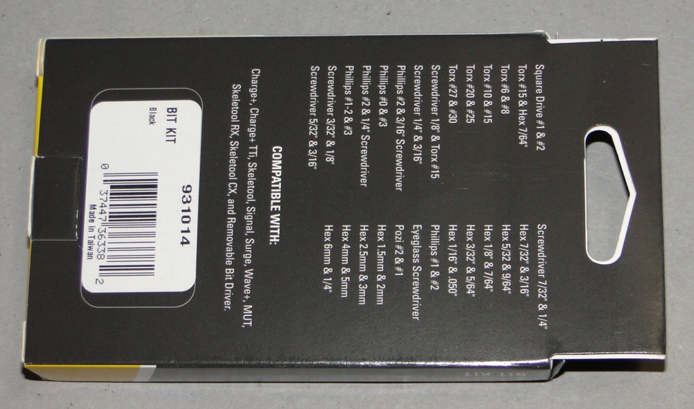 Leatherman® Bit Kit 20 Replacement Bits plus 1 Eyeglass Bit in 2 Holders #931014