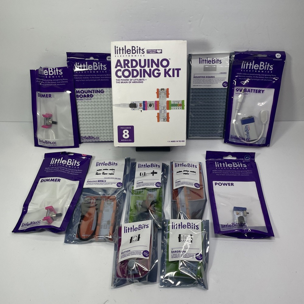 Little Bits Arduino Coding Kit 8 Modules | NEW OPEN BOX COMPLETE!