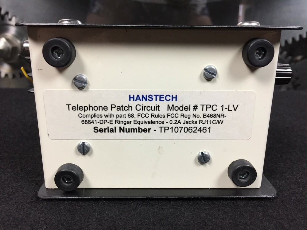 Hanstech Model TPC 1LV Phone Patch