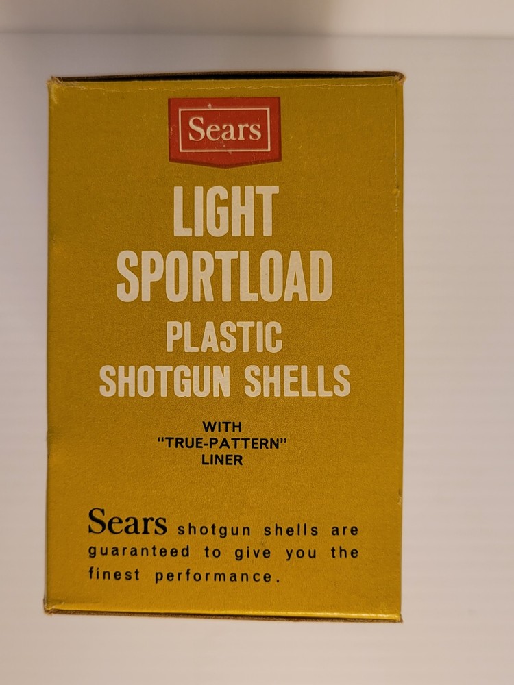 Sears Ted Williams 16 Gauge Shotgun Shells Empty Box