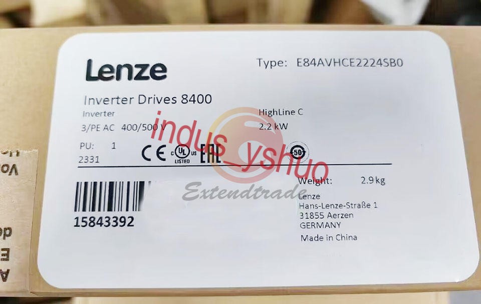 ONE NEW LENZE INVERTER E84AVHCE2224SB0