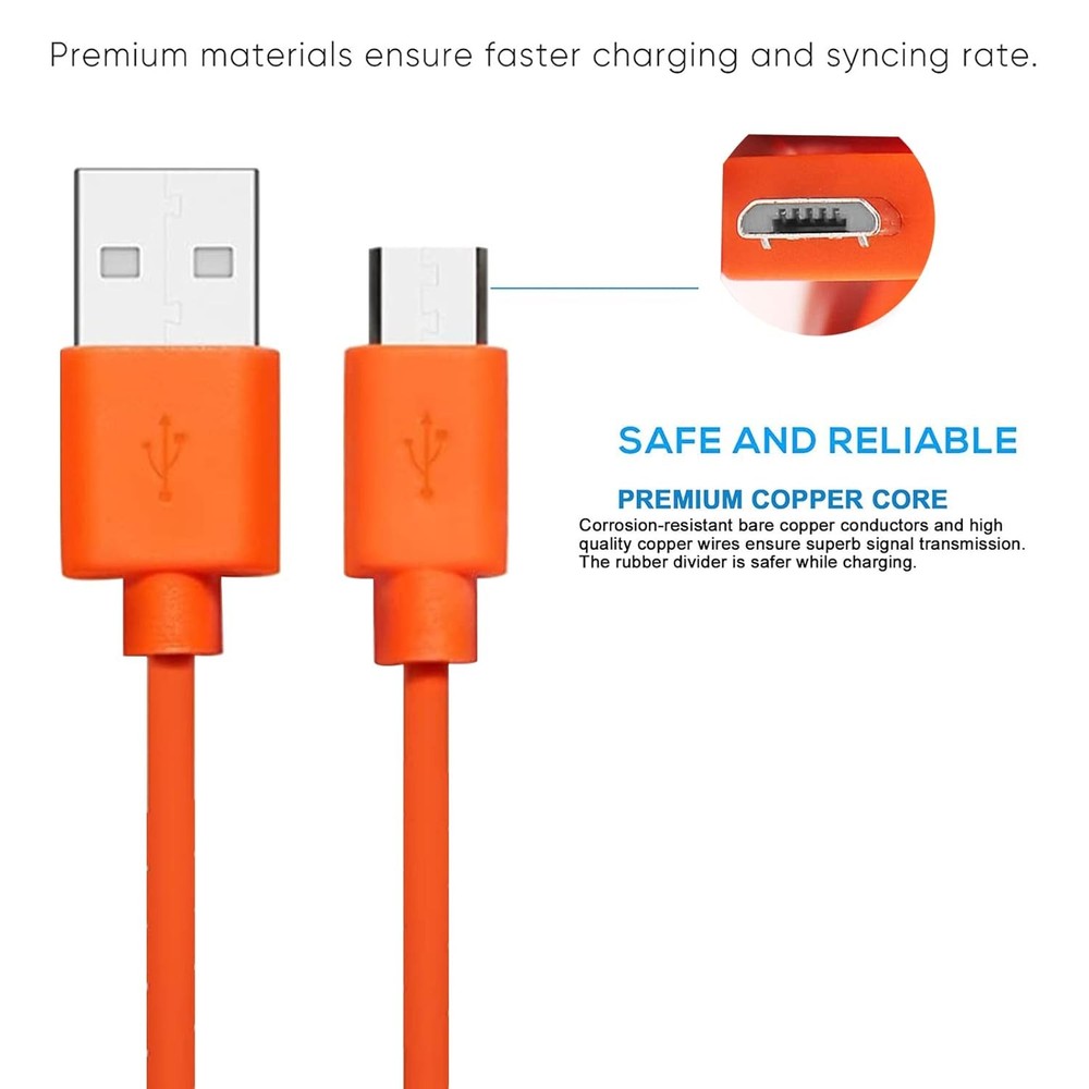 Replacement Fast Charging Charger Cable Power Cord Wire Compatible for Ring...